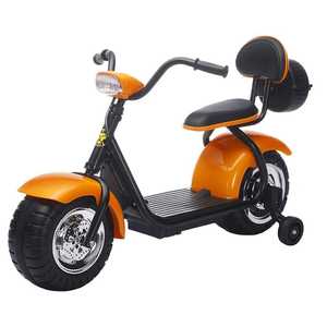 <span class=keywords><strong>Train</strong></span> électrique en plastique à piles pour enfants de 2 à 4 ans, <span class=keywords><strong>moto</strong></span> à grandes roues, voiture - Product Image 1