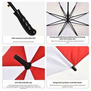 Promotional Branded Personal <b>Umbrella</b> Custom Logo Coloured Cheap Pongee Automatic Straight Large Golf <b>Umbrellas</b> Luxury Outdoor - Product Image 2