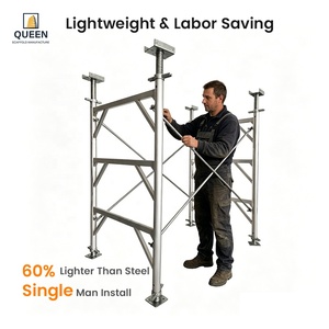 LINYIQUEEN Cadre de <span class=keywords><strong>coffrage</strong></span> modulaire en alliage d'aluminium 12K avec vérin à vis réglable, haute résistance, réutilisable pour applications de <span class=keywords><strong>coffrage</strong></span> en béton - Product Image 3