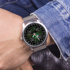 Montre-bracelet à quartz de luxe pour homme avec crâne et cœur Cadeaux souvenirs de la Saint-Valentin pour les amoureux Style de la mort - Product Image 3