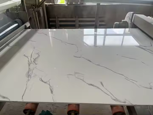 Carrelage en quartz blanc Calacatta moderne Stone Island, grande dalle, 20 mm d'épaisseur, plan de travail, dessus de meuble, meilleur prix - Product Image 6