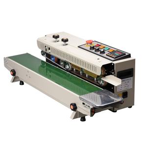 Machine de cachetage automatique de vernis de poêle FR1000 avec la roue de codage de bouton d'arrêt d'urgence portative pour l'emballage de grain de casse-croûte - Product Image 2