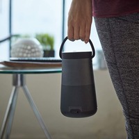 SoundLink Haut-parleur portable de qualité supérieure pour bouteille d'eau, son surround 360°, grille métallique, poignée intégrée, IPX4