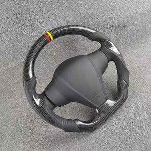 <span class=keywords><strong>พวงมาลัย</strong></span>สปอร์ตหนังคาร์บอนไฟเบอร์ปรับแต่งได้สำหรับ <span class=keywords><strong>Vios</strong></span> / Corolla ด้ามจับด้ามจับให้เลือกแบบส่วนตัว - Product Image 5