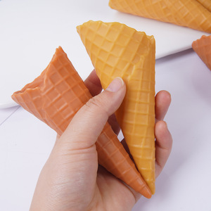 Modèle de cornet de crème glacée simulé à faire soi-même, accessoires pour cornets de crème glacée simulés, coque de cornet de crème glacée inclinée - Product Image 2