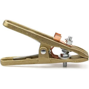 Abrazadera de puesta a tierra de soldadura de latón de cobre en forma de A de grado Industrial <span class=keywords><strong>para</strong></span> equipo de arco MIG MMA <span class=keywords><strong>TIG</strong></span> diseño duradero soldadores fuertes - Product Image 3