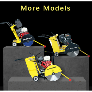 Fraise à béton 13 HP de qualité industrielle avec scie à plancher pour moteur Loncin et Honda Machine de construction pour asphalte et travaux routiers - Product Image 4