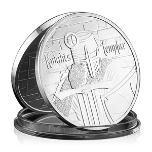Сувенирная монета в виде рыцаря - Product Image 1