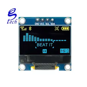 SSD1306 128x64 High Resolution OLED Color Display 0.96 Inch PCB SPI Interface SSD1306 OLED Module