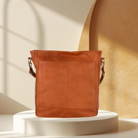 Sac bandoulière en cuir véritable durable, fabriqué en cuir de haute qualité, avec sangle réglable, rangement spacieux, compartiments sécurisés