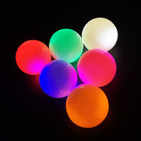 Parfait pour les balles de golf LED professionnelles Surlyn Cover de divertissement de nuit