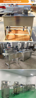 MY Table Top Biscuit Chocolate Bonbon Cover Enrobe Machine Date Coating Line with Chocolate