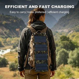 60W Portable Foldable Monocrystalline Silicon <b>Solar</b> <b>Panels</b> USB 5V Charger 20% Efficiency <b>Mini</b> Outdoor Charging for Portable - Product Image 3
