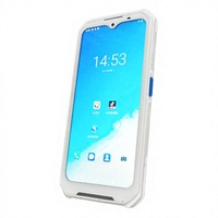 Komputer Genggam Tangguh PDA 4G Android 14 IP68 dengan Pemindai Barcode 1D/2D, Layar FHD+ 6.3 inci, CPU 8 Core 128MB
