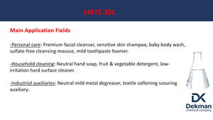 Taurate de méthyl lauroyle de sodium liquide incolore CAS 4337-75-1, matière première surfactante cosmétique - Product Image 3