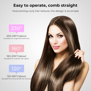 <span class=keywords><strong>Cepillo</strong></span> <span class=keywords><strong>Alisador</strong></span> de Cabello Anti-Quemaduras con Diseño Seguro para Proteger <span class=keywords><strong>el</strong></span> Cuero Cabelludo y las Manos, Agarre Cómodo para una Operación Fácil - Product Image 5