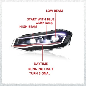 Faro Anteriore HETOP <span class=keywords><strong>Polo</strong></span> 2019-2024 con Lente LED, Aggiornamento Lampada Frontale, Accessori Auto, Vendita Calda, Plug and Play, DRL per <span class=keywords><strong>Volkswagen</strong></span> - Product Image 3