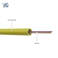OUFU Yüksek Kaliteli 2 4 6 8 12 Çekirdekli G657A1 G657A2 Kanal Tipi Tek Tüp Mikro Mini Hava Üflemeli Fiber Optik Kablo Fiber Ünite EPFU