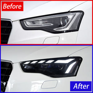 Yüksek kaliteli Audi A5/A5L/S5/RS5 2008-2016 LED oto farlar meclisi 100W projektör Lens araba ön lambaları yükseltme aksesuarları - Product Image 4