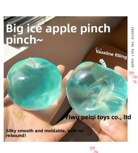 Jouet de décompression Pomme Verte à pincer, Le Qing Tifan Lin, Balle artisanale élastique à rebond lent, pour enfants (7-14 ans) - Product Image 6