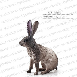 Figura de Conejo Realista de Plástico, Relleno de Bolsas de <span class=keywords><strong>Sorpresa</strong></span> de Pascua, Juguete de Conejito Adorable, Recuerdo de Fiesta, Regalo para Niños, Decoración - Product Image 5