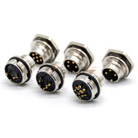 Conector M16 Cable de soldadura recto macho hembra de 4 pines Montaje trasero