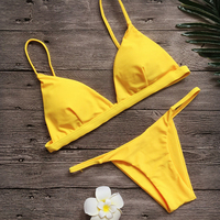 Nieuwe Bikini Badmode Vrouwen Badpak Push-Up Bandage String Braziliaanse Bikini
