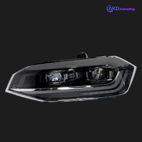 AKD Car Styling pour Polo Virtus 2019-2022 : Nouveau style de phare Polo, remplacement des feux de jour DRL, projecteur de phare, lifting