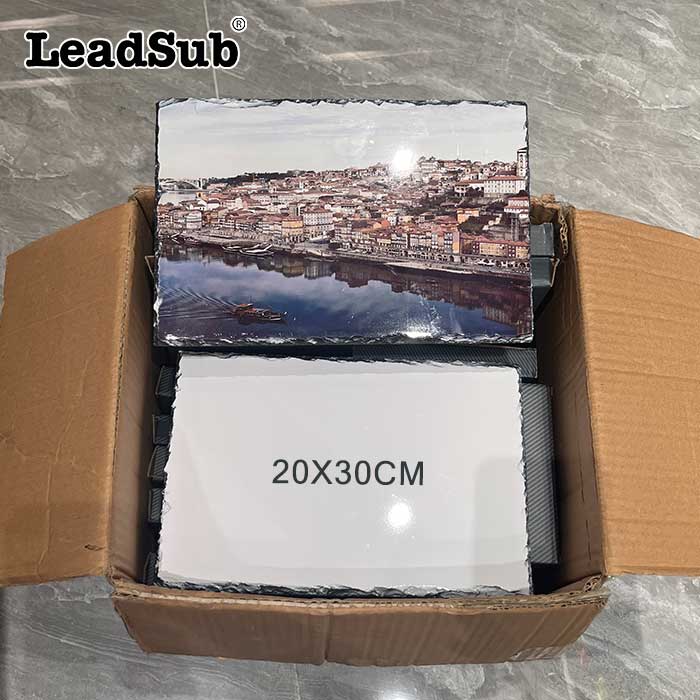 Большой размер 20x30 сублимационный пустой глянцевый матовый фото сланец УФ-печать лазерная гравировка полированный камень ремесла для украшения дома
