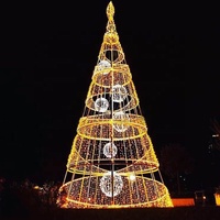 Décoration commerciale de Noël, arbre de Noël géant personnalisé, arbre de Noël extérieur de grande taille pour centre commercial