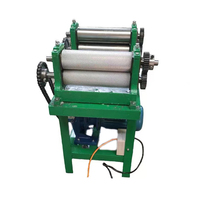 Feuille de peigne de gaufrage électrique faisant la machine de rouleau de fond de teint en cire d'abeille 4.9 5.4MM moulin à presse en nid d'abeille en alliage d'aluminium