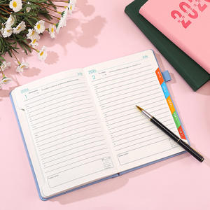 Calendari Agenda 2026 personalizzati A5 diario <span class=keywords><strong>quotidiano</strong></span> Notebook fornitura di articoli di cancelleria libro copertina rigida in pelle promosso taccuino - Product Image 3