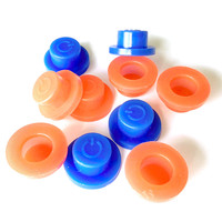 Flacons d'injection avec bouchon en caoutchouc butyle stérile 13mm 20mm 32mm bouchon en silicone médical pharmaceutique pour seringue