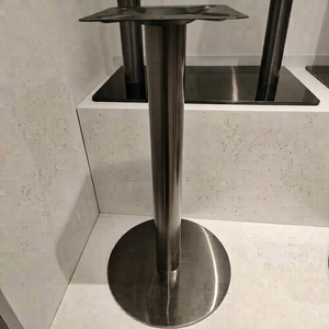 Bases para Mesas de Restaurante Comercial |   Muebles para Hostelería |   Bases de Pedestal Redondas Modernas de Acero |   De Alta Resistencia - Product Image 2