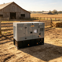 Générateur diesel silencieux portable 10 kVA 15 kVA 20 kVA 25 kVA 30 kW 50 kVA 60 Hz à démarrage automatique, type mobile, meilleur prix