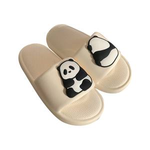 XIXITIAO Pantoufles pour femmes en EVA à motif panda, douces, estivales, avec <span class=keywords><strong>message</strong></span> animalier, pour la maison, sandales à enfiler - Product Image 6
