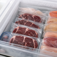 Sacs sous vide transparents en nylon les plus vendus pour congélateur domestique, emballage de portions, résistants aux températures négatives de -18 degrés, qualité alimentaire