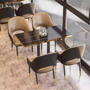 Nieuwe Stijl Groothandel Restaurant Meubelset Eetbank Cafe Eettafel En Stoel Set Bar <span class=keywords><strong>Club</strong></span> Zwarte Stand Bank Zitplaatsen - Product Image 3