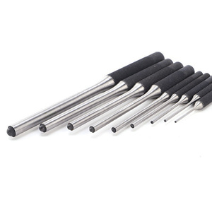 Durable Heat Treated and Drop Forged Steel 9 Pieces <strong>Roll</strong> <strong>Pin</strong> Punch Set Gun Building and Removing <strong>Pins</strong> Repair Tool - Product Image 2