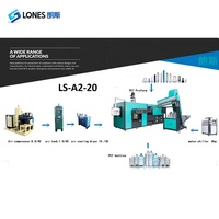 LS-A2-20L Fabrika Çıkışlı Otomatik PET Şişe Şişirme Kalıplama Makinesi Büyük Kapasiteli 10L 20L 5 Galon Su Şişesi Makinesi ISO