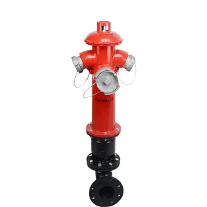 4 Inch Fire Fighting Outdoor Three Way Type Fire Hydrant