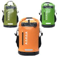 OEM/ODM Sac à dos étanche en PVC 15L 20L 30L 40L 500D pour randonnée, camping, natation, étanche