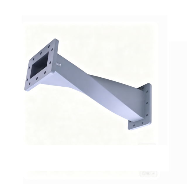 Factory 10-15GHz WR75 Twist Waveguide Twist Degree 90° Used in Field of High-power Wireless Test, Satellite Communications