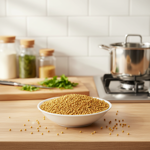 Graines de <span class=keywords><strong>moutarde</strong></span> jaunes brutes séchées en vrac, pureté élevée 99%, sans soufre, pour la marinade, l'assaisonnement et l'extraction d'huile comestible - Product Image 4