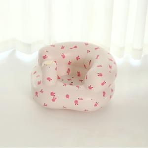 Multifunctional Inflatable Baby Support Chair with Cute Animal Print, <b>Portable</b> Infant Bath <b>Stool</b> for Sitting and Feeding - Product Image 2