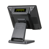 Terminal de point de vente tactile de 15 pouces en aluminium moulé sous pression pour système POS, machine de caisse enregistreuse de paiement en gros à vendre