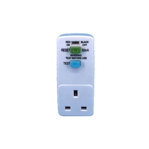 13 A 10ma/30ma Châu Âu Anh Loại Thiết Bị Hiện Tại Dư Di Động Cắm Rcd