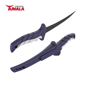 Bằng Sáng Chế Sản Phẩm Miễn Phí Mẫu Bán Hot Mềm Cao Su Xử Lý PP + TPR Fishing Knife Thép Không Gỉ Round Corner Knife - Product Image 3