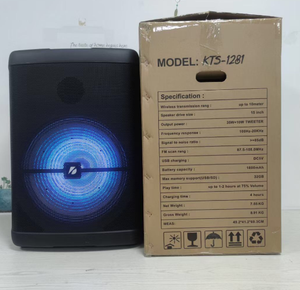 Altavoz inalámbrico de audio con batería de energía de, reproductor de audio de karaoke de sonido súper bueno con micrófono inalámbrico - Product Image 3