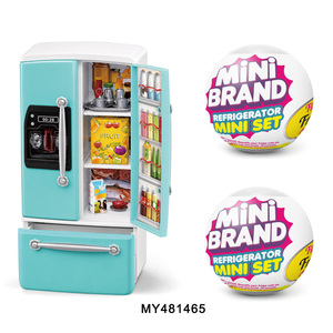 <span class=keywords><strong>Giocattolo</strong></span> Sorpresa per Casa delle Bambole, Mini Frigorifero Simulato, Piccolo <span class=keywords><strong>Frigo</strong></span> in Plastica, <span class=keywords><strong>Giocattolo</strong></span> con Effetto Fuoco, Blind Box con Palline Alimentari - Product Image 1
